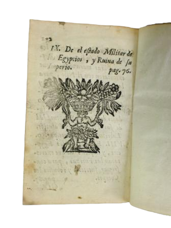 Monseñor Bossuet.- NARRACION QUE DE EL GRAN GOVIERNO DE LOS ANTIGUOS EGYPCIOS