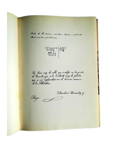 FACSÍMILES DE TRABAJOS ESCOLARES DE MENÉNDEZ PELAYO