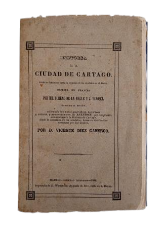 Dureau de la Malle & J. Yanoski - History of the City of Carthage