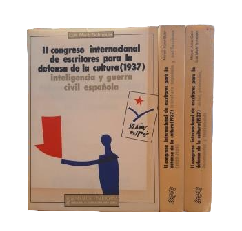 II CONGRESO INTERNACIONAL DE ESCRITORES PARA LA DEFENSA DE LA CULTURA, 1937 (3 VOLS.)