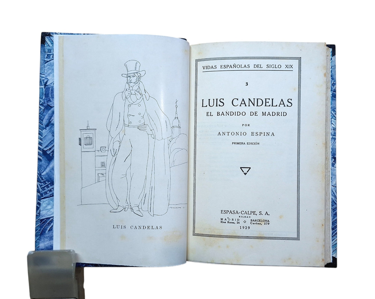 Espina, Antonio.- LUIS CANDELAS. EL BANDIDO DE MADRID