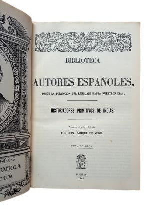 HISTORIADORES PRIMITIVOS DE INDIAS (I - II - III)