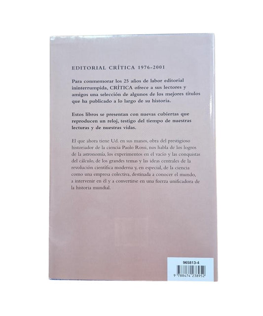 Rossi, Paolo.- EL NACIMIENTO DE LA CIENCIA MODERNA EN EUROPA