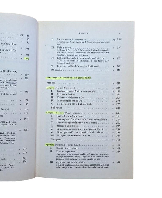 Ancilli, Ermanno & Paparozzi, Maurizio.- THE MYSTICA. PHENOMENOLOGY AND THEOLOGICAL RIFLESSIONE