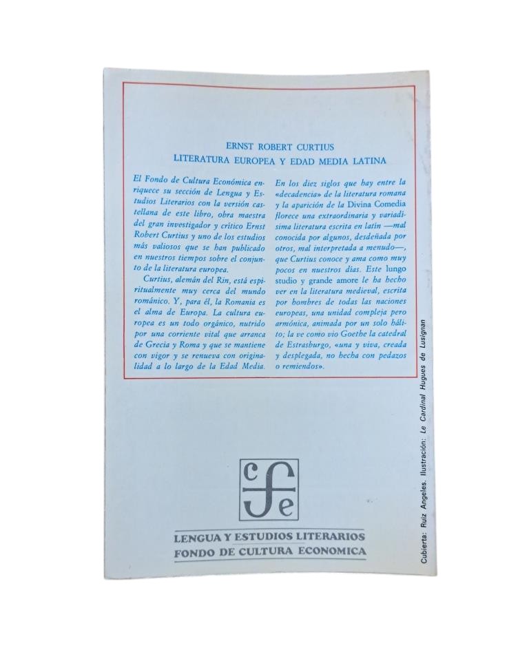 Curtius, Ernst Robert.- EUROPEAN LITERATURE AND THE LATIN MIDDLE AGES (2 vols.)