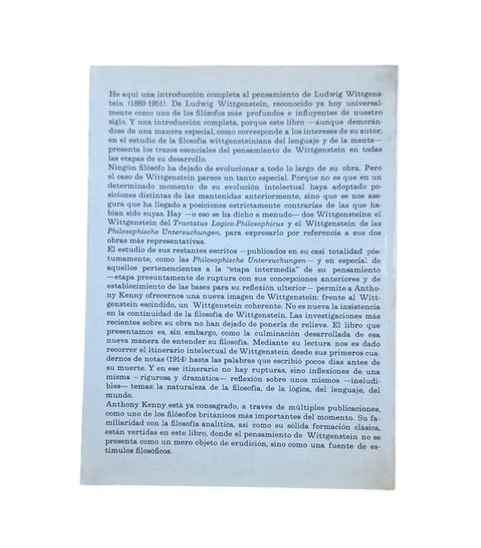 Kenny, Anthony.- WITTGENSTEIN