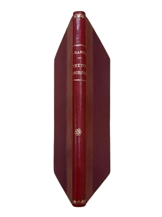 García Sanz, Luis.- SELECTED EXCERPTS FROM GREEK WRITERS