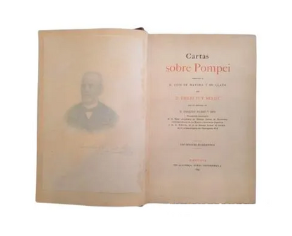 Pi y Moist, Emilio.- LETTRES SUR POMPEI