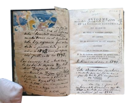 Jovellanos.- INFORME DE LA SOCIEDAD ECONÓMICA DE MADRID