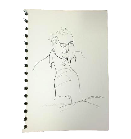 Andrews, Annabel.- THE LOST CAFETERIA (DRAWINGS). AUTHOR'S BOOK.