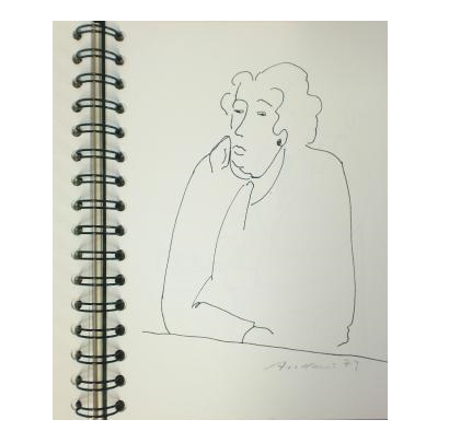 Andrews, Annabel.- THE LOST CAFETERIA (DRAWINGS). AUTHOR'S BOOK.