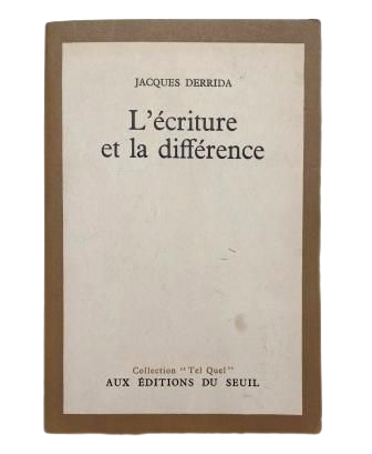 Derrida, Jacques.- L' ÉCRITURE ET LA DIFFÉRENCE