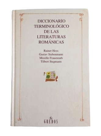 VV.AA.- DICCIONARIO TERMINOLÓGICO DE LAS LITERATURAS ROMÁNICAS