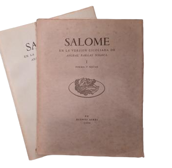 SALOME IN THE SCHOOL VERSION OF ANÍBAL BARGAS NIGOUL (I-II)