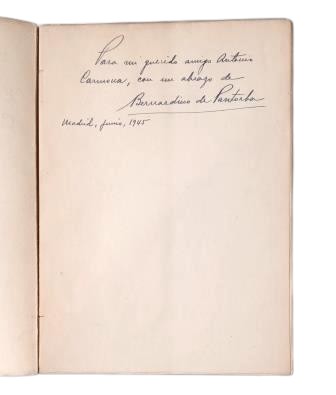 Pantorba, Bernardino de.- THE PAINTER CABRERA CANTÓ. BIOGRAPHICAL AND CRITICAL ESSAY