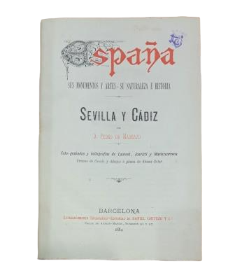 Madrazo, Pedro de.- SEVILLA Y CÁDIZ