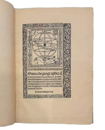 Fernández de Enciso, Martín.- SUMA DE GEOGRAFÍA