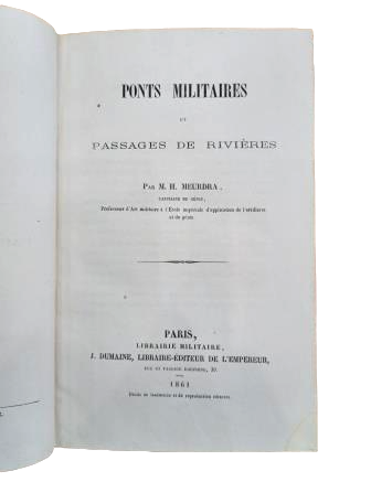 Meurdra, MH- PONTS MILITAIRES ET PASSAGES DE RIVIÈRES