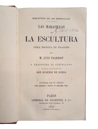 L. Viardot - LES MERVEILLES DE LA SCULPTURE