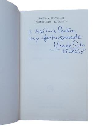 Soto, Vicente.- THE STEP. A FEW MONTHS IN THE LIFE OF A FAMILY (Dedicated)