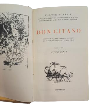 Starkie, Walter.- DON GITANO. AVENTURAS DE UN IRLANDÉS CON SU VIOLÍN EN MARRUECOS, ANDALUCÍA Y LA MANCHA