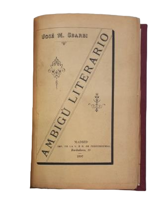Sbarbi, José María.- LITERARY AMBIGU