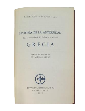 Kajdan, A. &amp; Nikolski, N.- HISTORY OF ANTIQUITY (I - II - III) THE ORIENT. GREECE. ROME.
