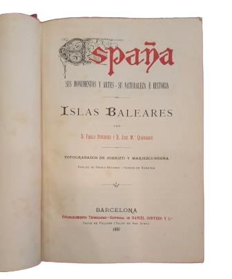 Pablo Piferrer et José Mª Quadrado.- ILES BALÉARES