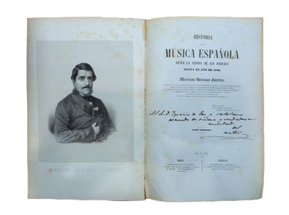 Soriano Fuertes, Mariano.- HISTOIRE DE LA MUSIQUE ESPAGNOLE