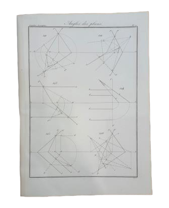 Adhémar, J.- TRAITÉ DE GÉOMÉTRIE DESCRIPTIVE. TEXT + ATLAS