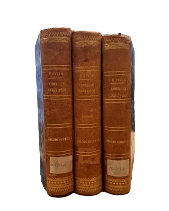 Huelin, Emilio.- CHRONIQUE SCIENTIFIQUE POPULAIRE (I-II-III)