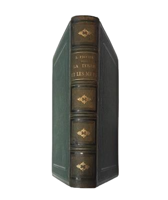 Figuier, Louis.- LA TERRE ET LES MERS OU DESCRIPTION PHYSIQUE DU GLOBE
