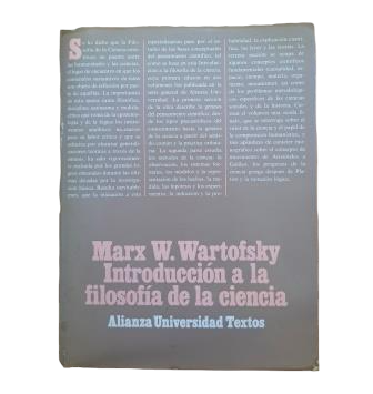 Wartofsky, Marx W. - INTRODUCTION TO THE PHILOSOPHY OF SCIENCE