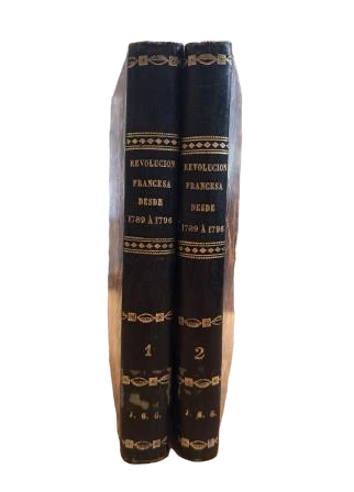 Villiaumé.- HISTORIA DE LA REVOLUCIÓN FRANCESA DESDE 1789 A 1796 (I - II)
