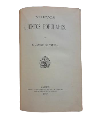 Trueba, Antonio de.- NUEVOS CUENTOS POPULARES