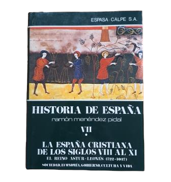 Sánchez-Albornoz, Claudio.- LA ESPAÑA CRISTIANA DE LOS SIGLOS VIII AL XI. EL REINO ASTUR-LEONÉS (722-1037)