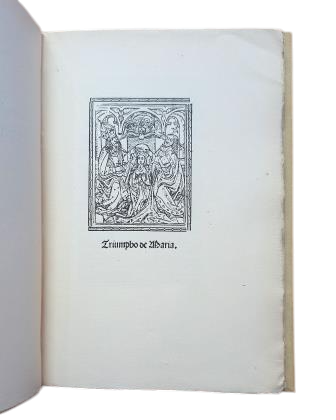 Martínez de Ampíes.- TRIUMPH OF MARÍA