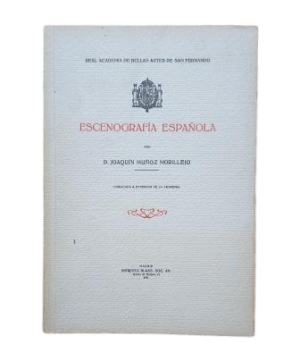 Muñoz Morillejo, Joaquín.- SCÉNOGRAPHIE ESPAGNOLE