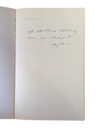 Ayala, Francisco.- MEMORIES AND FORGETTING (Dedicated)