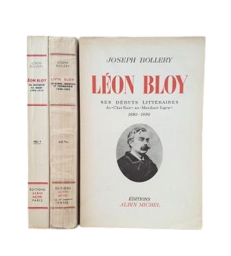 Bollery, Joseph.- LÉON BLOY (3 VOLS.) Dedicado