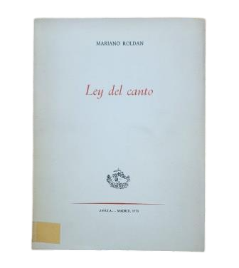 Roldán, Mariano.- LAW OF SONG (Dedicated)