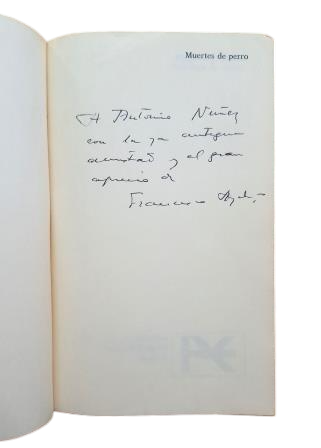 Ayala, Francisco.- DÉCÈS DE CHIENS (Hommage)