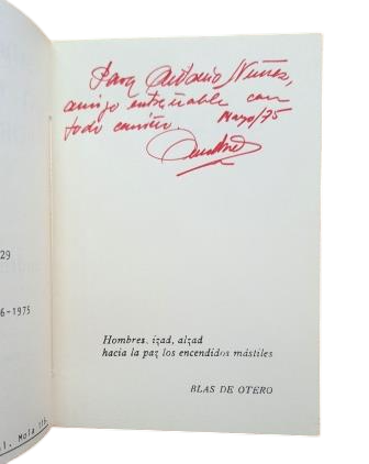 García Madrid, Andrés.- SUBVERSION OR PORTUGUESE OUTCRY (Dedicated)