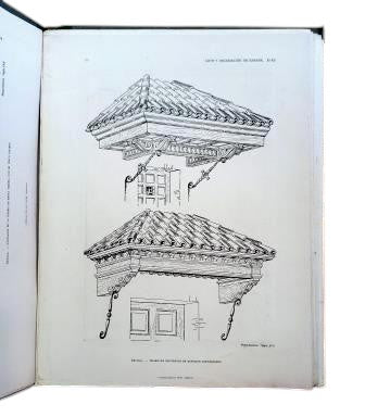 Falgás, Víctor de.- ART AND DECORATION IN SPAIN. ARCHITECTURE-DECORATIVE ART. VOLUME XI-XII