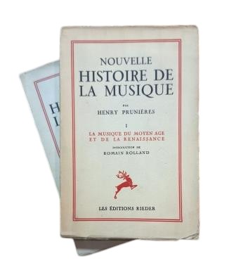 Prunières, Henry.- NOUVELLE HISTOIRE DE LA MUSIQUE