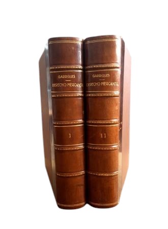 Garrigues, Joaquín.- CURSO DE DERECHO MERCANTIL (I - II)