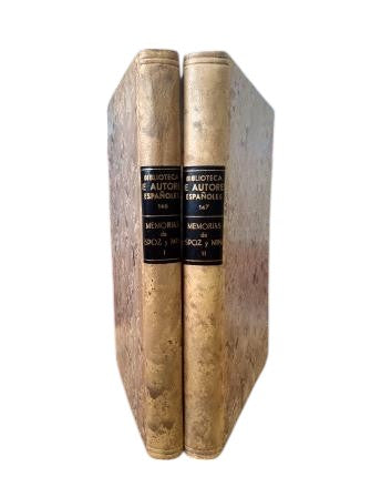 Espoz y Mina, Francisco.- MEMORIAS (I - II)