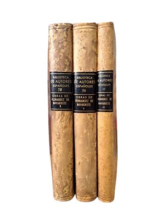 Fernández de Navarrete, Martín.- OBRAS. COLECCIÓN DE LOS VIAJES Y DESCUBRIMIENTOS. NÁUTICA (I - II - III)