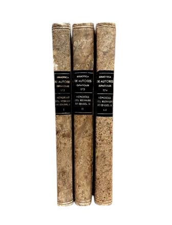 Marqués de Miraflores.- MEMORIAS DEL REINADO DE ISABEL II (I - II - III)