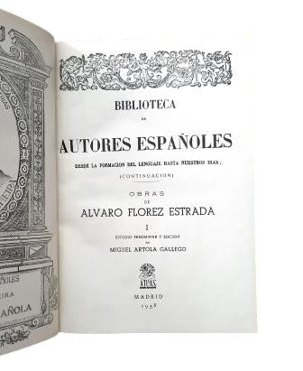 Florez Estrada, Álvaro.- WORKS (I - II)